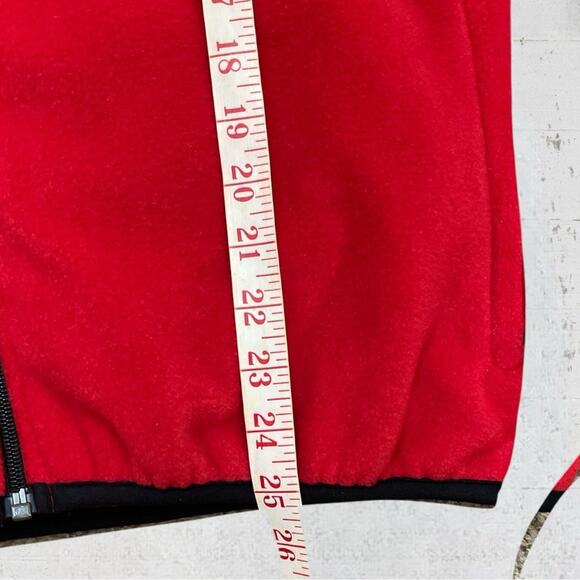 VTG New Y2K Marker 2002 Salt Lake City Olympics Red Fleece Vest USA Size Large - Picture 9 of 9